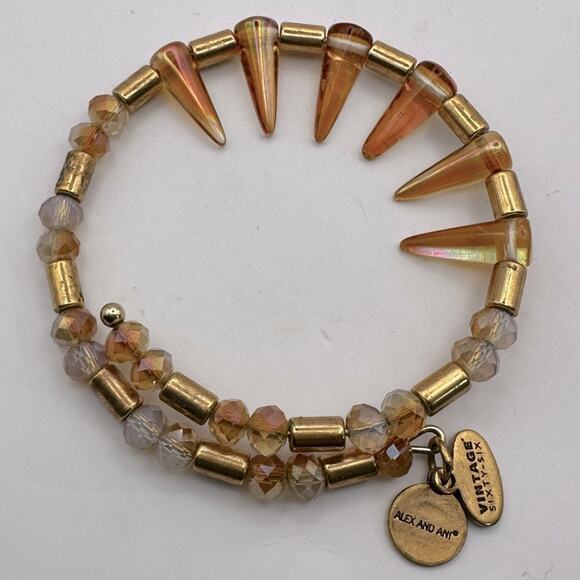 Alex & Ani Golden Aura Depths of the Wild Bangle Bracelet Coastal Cowgirl Casual - Picture 11 of 11